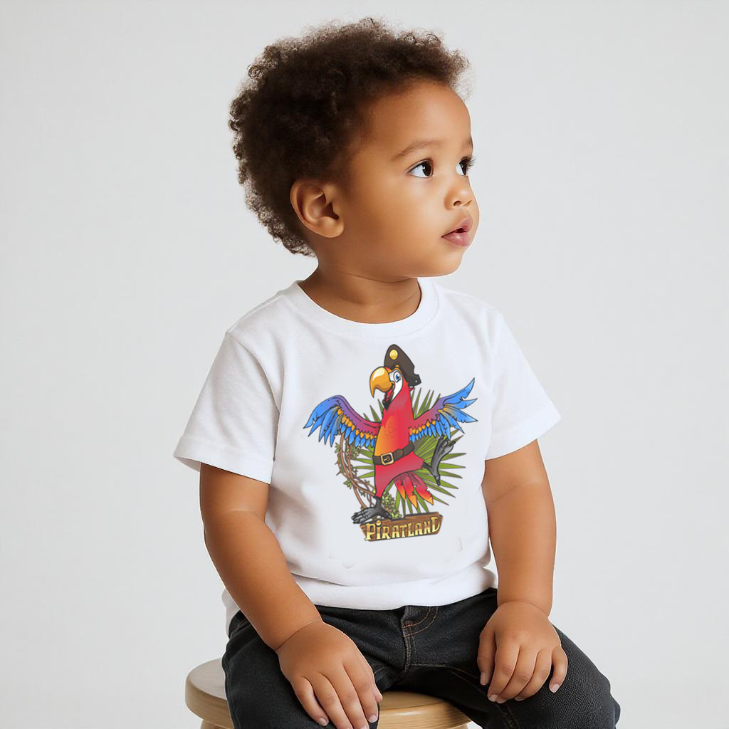 tee-shirt-perroquet-blanc
